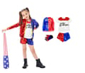 Halloween Squad Harley Quinn Squad cosplay kostyme height 140cm