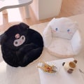 Miniatyrbillede 4 af 5: "Søde vinterpiger-gave: Tsir Sanrio Kawaii-pude, My Melody & Kuromi Plysstolstilbehør, blød stillesiddende støtte til hjemmet 2