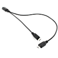 Pikkukuva 3 / 5: Micro USB Naaras 1 - 2 Micro USB Uros Jakaja Jatko Latauskaapeli Johto Lataus- ja Tiedonsiirtoon USB Lisätarvikkeet - Perfet