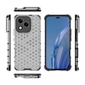 Miniatyrbillede 4 af 4: Honeycomb Stødsikkert Telefoncover Kompatibelt med Honor 400 Lite-Perfet White
