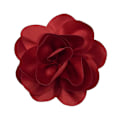 Miniatyrbilde 1 av 5: Formell anledning corsage fransk stor rose sateng stoff brud brudgom bryllup corsage dansefest perfekt Red