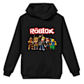 Miniatyrbild 1 av 10: Roblox Hoodie för barn Ytterkläder Pullover Sweatshirt - Perfet black 150