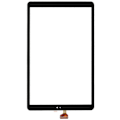 Miniatyrbillede 1 af 5: Kompatibel med Samsung Galaxy Tab A 10.5 (2018) SM-T590 (Wi-Fi)/SM-T595 (LTE) Front Skærm Glas Linse - Perfekt
