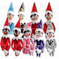 Miniatyrbillede 2 af 2: Elf Dukke Julepynt Børnegave Overraskelse Plyslegetøj Jule Reindeer Elves Pink Rød Farver_ai-Perfet Yellow boy