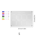 Miniatyrbillede 1 af 10: Akryl Magnetic Weekly Planner Kalender til Køleskab Dry Erase Board - Perfet null - TYU052 Small