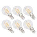 Pikkukuva 4 / 5: 6 KPL E12 LED Globe -lamput 4W G45 Vintage Filamenttilamppu Kirkas lasilamppu Lämmin valo Kodin sisustus 110V - Täydellinen