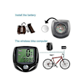 Miniatyrbillede 5 af 5: Trådløs vandtæt cykelcomputer med magnetsensor, digitalt speedometer og multifunktionel Bicy-Perfet