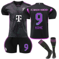 Miniatyrbillede 2 af 3: 23-24 Bayern München Ude fodboldtrøje Børn nr. 9 Kane - Perfet 28