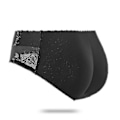 Miniatyrbilde 1 av 5: Polstrede push up-truser for kvinner, hofteløft, kroppsforming, falsk rumpe - Perfekt Low-waist188black-F L