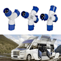 Miniatyrbillede 2 af 5: 16A Campingvogn Caravan Enkelt til 2/3 Vejs Elektrisk Tilslutning Splitter Adapter - Perfekt B