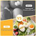 Miniatyrbilde 5 av 5: Egglegg, Egg Piercer, Rustfritt Stål Nål Egg Hull Puncher Egg Pocher Endurance Hull Separator Bakeri Kjøkkenverktøy-Perfekt black