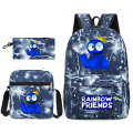 Miniatyrbilde 2 av 6: Rainbow Friends-ryggsekk for gutter og jenter Thunderbolt Figur 2 - Perfet Three piece set