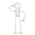 Miniatyrbild 1 av 5: Söt Glödlampa Man Nattlampa för Barn - Bytbar Form Glödlampa Man, Mini Skrivbordslampa med Sugkopp - Perfekt Rice White