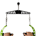 Miniatyrbillede 5 af 5: LAT Pull Down T-stang Spreader Bar Pulldown Maskine Håndtag Dobbelt til Enkelt D-Håndtag Kabelrække Tilbehør til Hjem Tilbehør - Perfekt