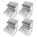 Robusta och hållbara metallfoderautomater för kaninburar, lämpliga för effektiv kaninmatning i jordbruksmiljöer, 4-pack 0 0