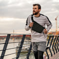 Miniatyrbild 3 av 6: Multi Pocket Bröstväska Herr Stöldskydd axelväskor Herr Sling Crossbody axelväska Herr Liten för utomhusresor Vandring Jogging - Perfet