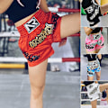 Miniatyrbild 4 av 5: Boxningshorts Anti-friktion Muay Thai Kickboxningshorts för Män Banmo-Perfet Light Blue XS