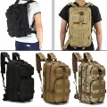 Pikkukuva 3 / 10: Military Tactical Army Reppu ulkoilulaukku 30L-Perfet khaki
