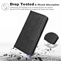 Miniatyrbillede 5 af 5: til Honor 200 Pro 5G Etui Magnetisk Lukning Tegnebog Læder Telefon Cover - Perfekt Style B