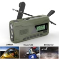 Miniatyrbilde 3 av 5: Bærbar DAB/FM-radio, 4000 mAh Dynamo Solar Radio, Solar Crank Radio, Survival Solar Radio DAB Radio USB-lader med nødalarm - Perfekt