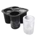 Miniatyrbild 5 av 6: 2-pack form Shot Glas Form Glas Ice Cube Form Silikon vit - Perfet white