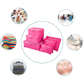 Miniatyrbild 3 av 8: 6-pack resväska Organizer Resekläder (rosa) - Perfet rose