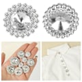 Pikkukuva 5 / 10: 10 kpl/ set metalli strassinapit paidan napit 25MM - Perfet