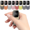Miniatyrbild 2 av 3: Servo Bm10 Mini Mobiltelefon 2 Simkort Bluetooth hörlurar Röstväxlare Lågstrålning Ljudinspelning Liten mobiltelefon - Perfet Orange