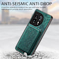 Miniatyrbillede 5 af 5: Magnetisk kortholder telefoncover til OnePlus 12 5G - Perfekt Green