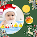 Miniatyrbillede 4 af 6: Jul Gummi And 20 stk Mini Ducking Legetøj Drenge Piger Float Bad Xmas Dekoration Gave til Ducking - Perfet
