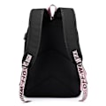 Pikkukuva 4 / 6: Black.pink reppu USB ladattava reppu Opiskelijan koululaukku - Perfet Black