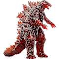 Miniatyrbillede 4 af 5: Kongernes Konge Legetøj - Godzilla Actionfigur - Dinosaur Legetøj Godzilla - Film Monster Serie Godzilla.-Perfekt red
