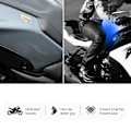 Miniatyrbillede 5 af 5: Motorcykel Side Tank Pad Beskyttelse Knægreb Anti-slip til Suzuki V-strom 1000 Xt Abs 2017-2020-Perfekt 1 set of black