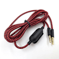 Miniatyrbilde 5 av 5: Meter-erstatningskabel for Logitech G Pro Inline Mute G Pro X G433 G233 lydkabel - Perfekt Black