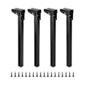 Miniatyrbillede 1 af 5: 4 Stk. Sammenklappelige Bordben Sammenfoldelige Bordben Multipurpose Bærbare Stabile til Natborde Bænk Computerbord Tilbehør-Perfet Height 60cm