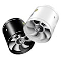 Miniatyrbilde 5 av 5: Avtrekksvifte Toveis Røykavtrekk Bass Støydemping Stabil Drift Super Suging Sterk Vind Ventilasjon Tykkere Blader Uniform-Perfekt Black 7inch
