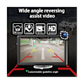 Miniatyrbild 4 av 4: Bärbar trådlös Carplay-skärm instrumentbrädesfäste, 7-tums pekskärm bilstereo Bluetooth, FM-bilradio-Perfet