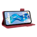 Miniatyrbild 5 av 5: Läderfodral Kompatibelt med ZTE Nubia S 5G A403ZT-Perfet Red