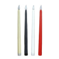 Miniatyrbillede 9 af 10: 6 stk Lange LED-lys Flammeløse stearinlys SORT- Perfet Black