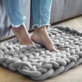 Miniatyrbillede 4 af 7: Tykt chunky garn håndstrik arm strikning - Perfet Ljusgrå