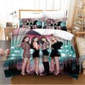 B23 Blackpink 3D-tryckt Sängklädesset Påslakan Örngott Barnpresent - Perfekt UK DOUBLE 200x200cm