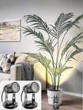 5W LED spotlight för inomhusväxter, 3 färglägen 2 Pack