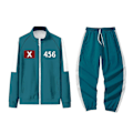 Miniatyrbillede 1 af 5: Squid Game Kostume, Squid Game Sportswear, Koreansk Folkespils Kostume Sæt til Fans, Cosplay og Temabegivenheder, 456 Voksen Squid Game Kostume - Perfekt B XXXL