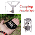 Miniatyrbillede 1 af 7: Udendørs Mini Bærbar Folde Firkantet Komfur Camping Gas Komfur - Perfet 1PC
