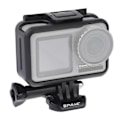 Pikkukuva 1 / 4: PULUZ Standard Border Frame ABS Suojakotelo Yhteensopiva DJI Osmo Actionin Kanssa, Solkikiinnikkeellä & Ruuvilla (Musta)-Perfet