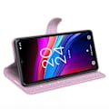 Miniatyrbillede 3 af 5: Kompatibel med TCL 503 Cover Litchi Tekstur Stødsikkert Læder Wallet Telefon Cover - Perfet Pink
