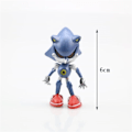 Miniatyrbillede 8 af 8: 6 stk Sonic Figures Action Karakter Dukke Legetøj Anime Figur - Perfet