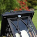 Miniatyrbillede 4 af 6: solar lanterne sort solar lampe med LED lys - Perfet