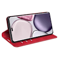 Pikkukuva 3 / 5: Honor Magic7 Lite 5G / X9c 5G Kotelo, ihonmyötäinen nahkalompakko puhelinkotelo - Täydellinen Red