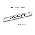 Pikkukuva 1 / 5: 3D Metalliautotarra Jaguarin auton etusäleikköön ja takaluukkuun, R Sport -embleemi RS S 25t 35t AWD -merkki, XE F PACE -tarvikkeet - Perfet AWD